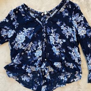 AE Floral Blouse